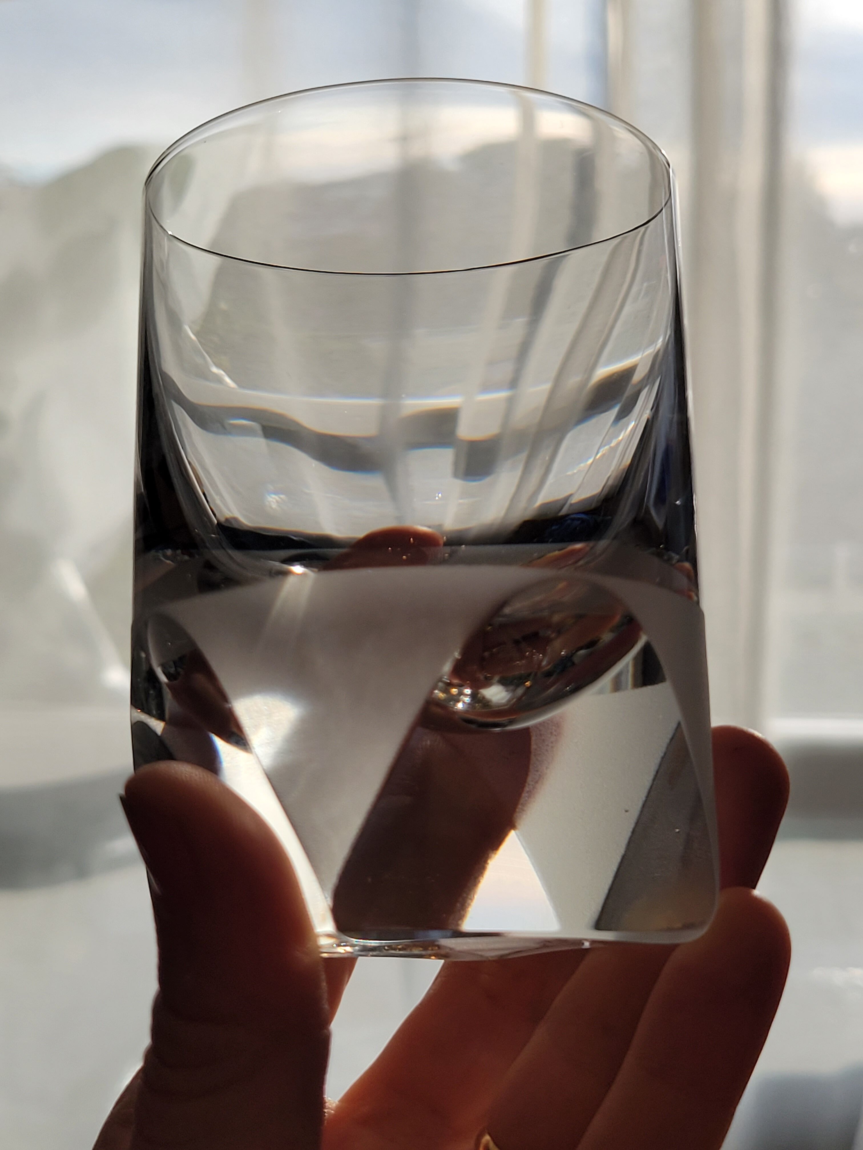 4 Rosenthal crystal whisky glasses + ice bucket + 2 shot glasses