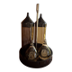 Guzzini, Service à condiments, Luigi Massoni, space age, 70s