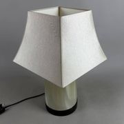 Murano glass table lamp Visa G Luce opaline modernist design from the 90s.