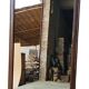 Ancien miroir en teck birman