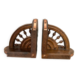 Vintage wooden bookend