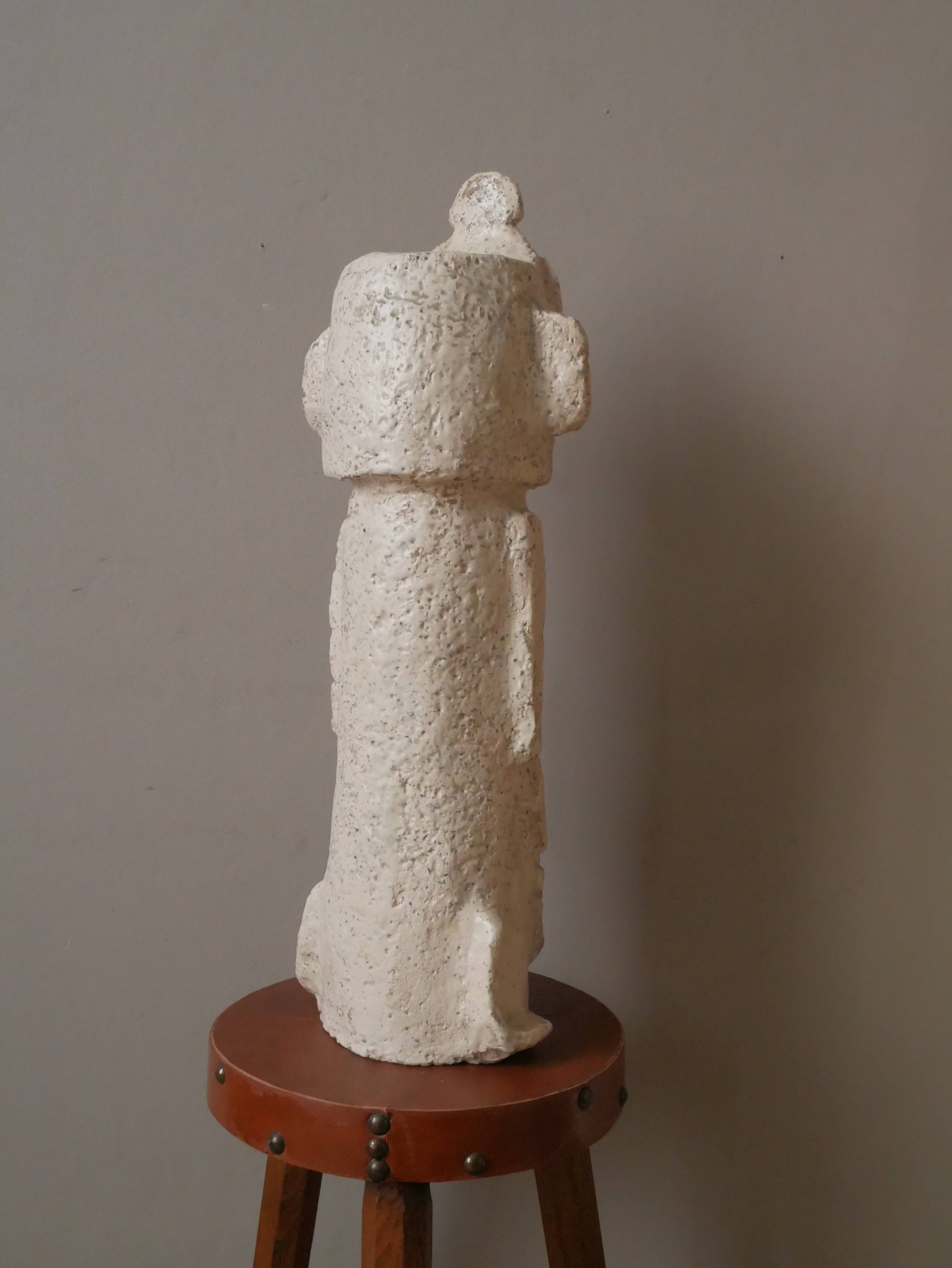 Totem sculpture African art ethnic tribal handmade object