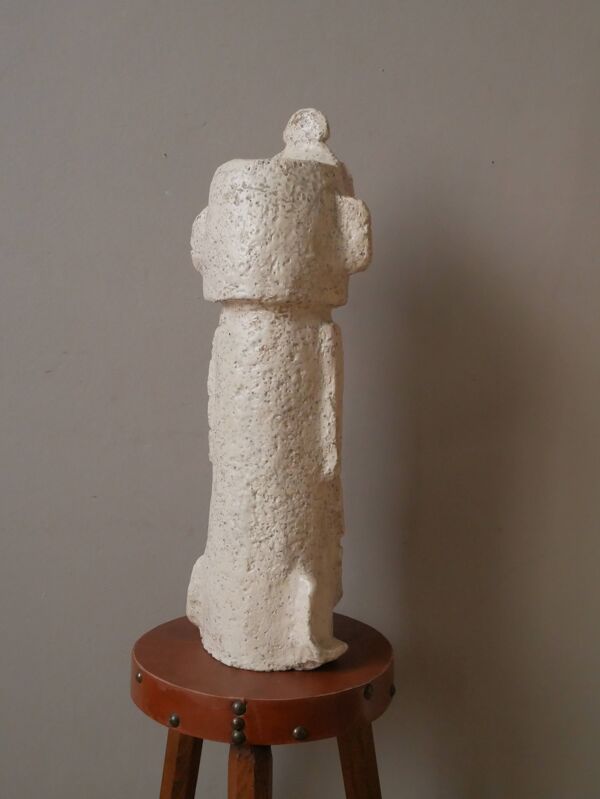 Totem sculpture art africain ethnique tribal objet fait main