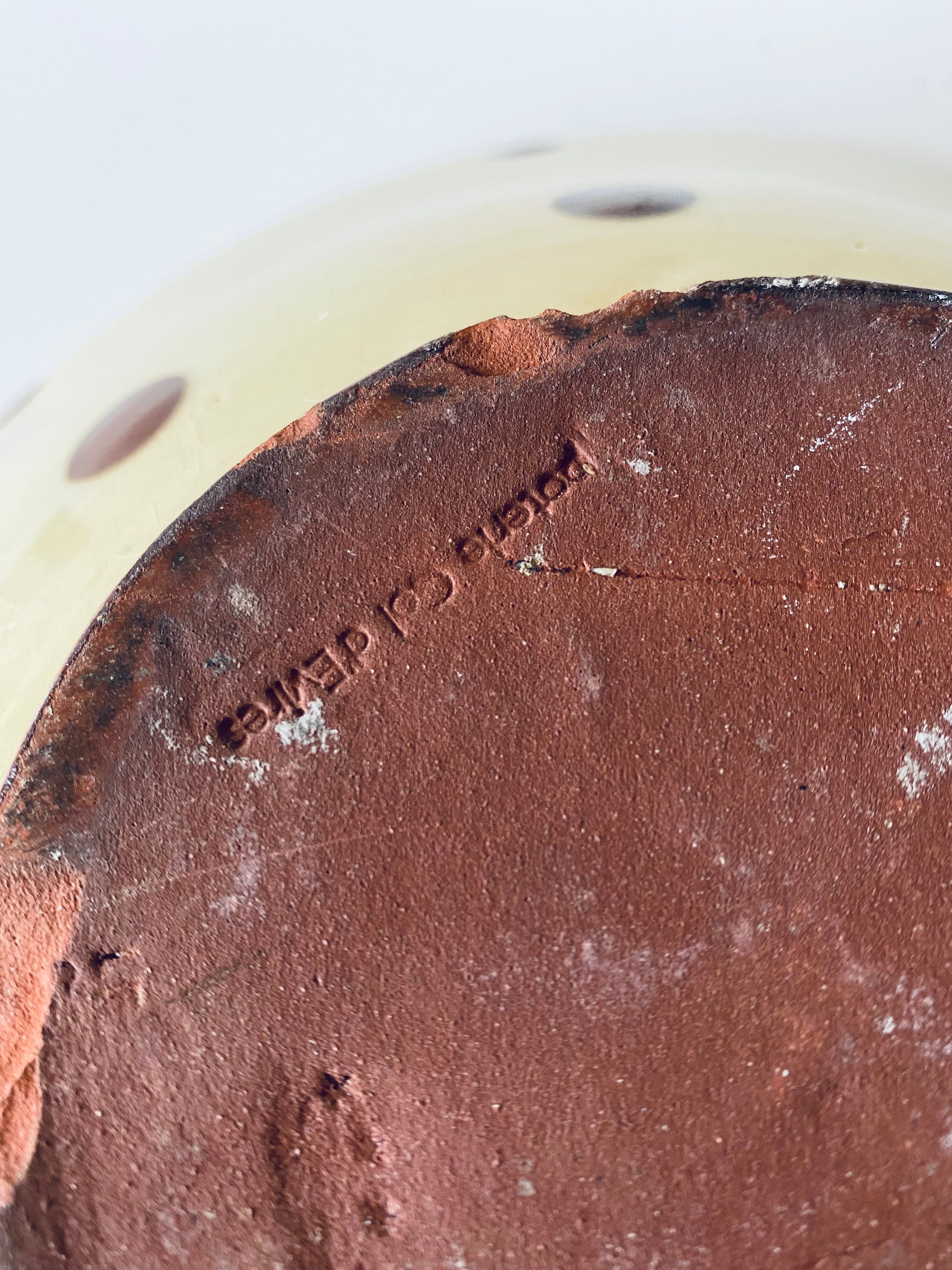 Old Savoyard pottery in terracotta