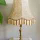 Empire / Directoire living room lamp in gilded bronze, mid-20th century