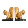 Vintage squirrel bookends 1950