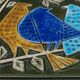 Enamelled plaque the 3 birds by Lisa Larson - Gustavsberg