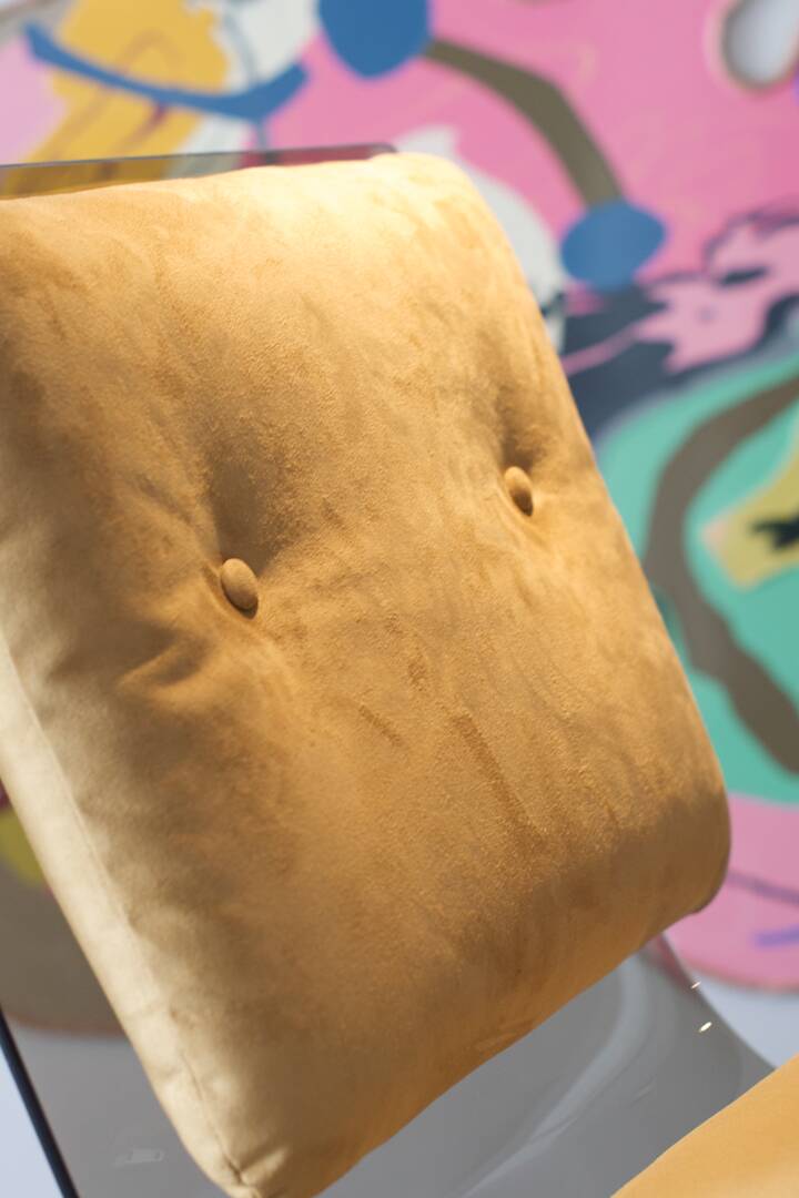 Saint Gobain glass armchair house Jansen 1965