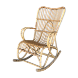 Rattan rocking-chair
