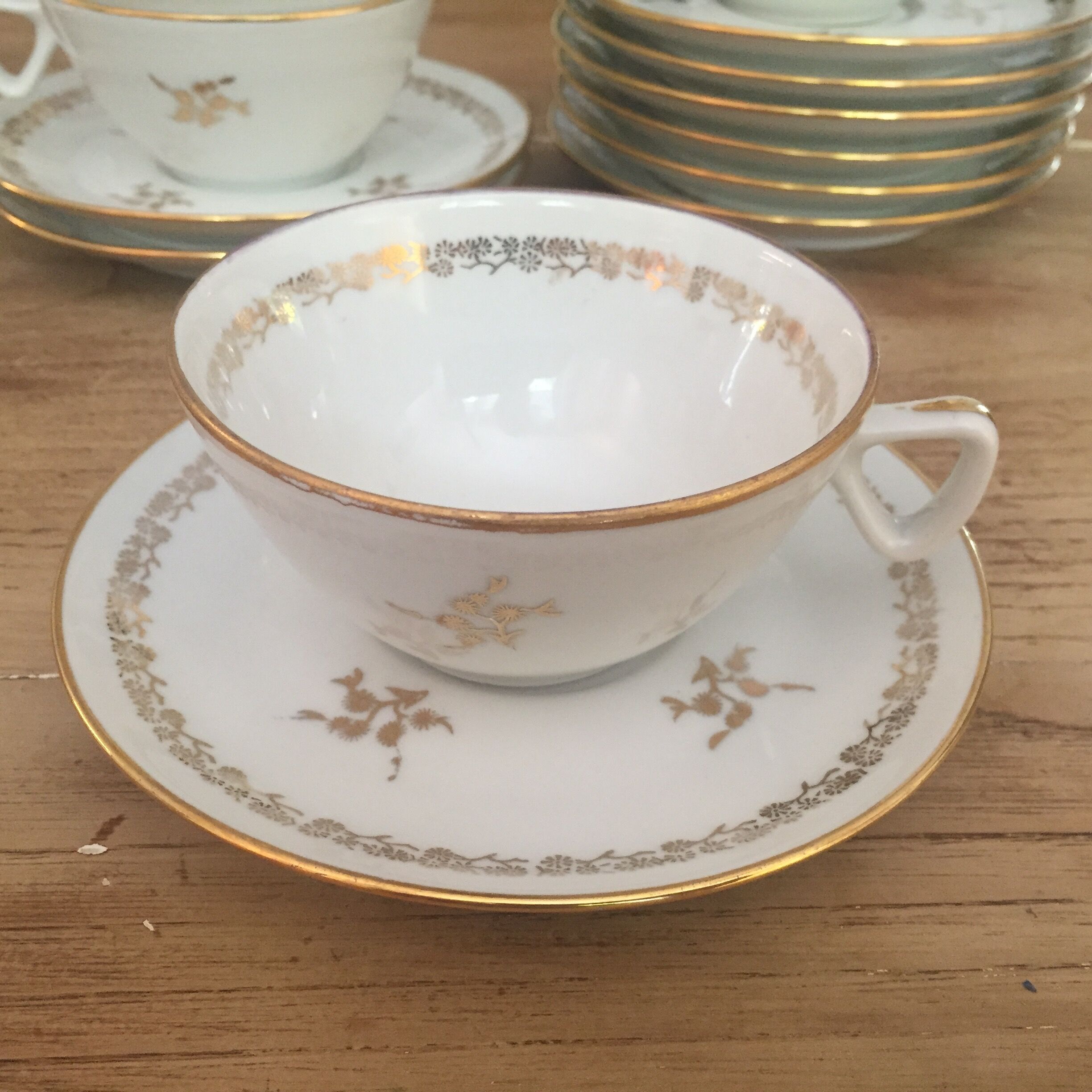 10 tea cups or porcelain coffee