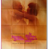 Cinema original poster of 1972.Dernier tango in paris, Marlon Brando, Bernardo Bertolucci