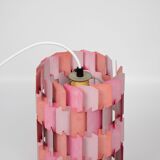 Danish vintage pendant lamp Facet pop by Louis Weisdorf, Lyfa, 1972