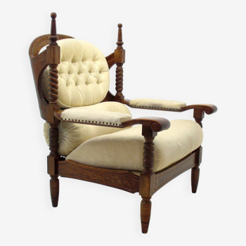 Mid-Century Throne Chair, 1960s
