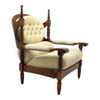 Mid-Century Throne Chair, 1960s