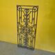 Antique french cast iron balcony railing, form around 1900