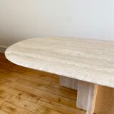 Italian travertine coffee table