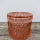 Powder box for Art Deco jewelry in pink crystal
