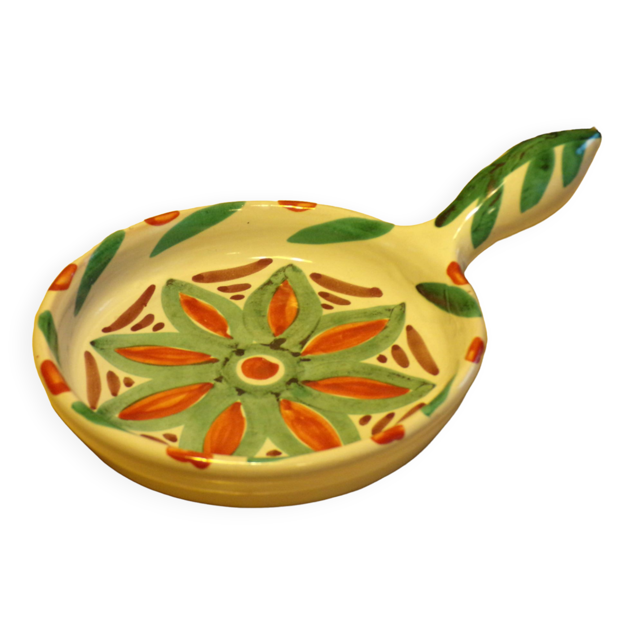 Ceramic fondue pot by Antoine Fazio Vallauris