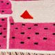 Tapis berbère tissé à la main en laine 400x300 cm rose, Maroc