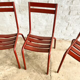 Series of 4 Fermob chairs