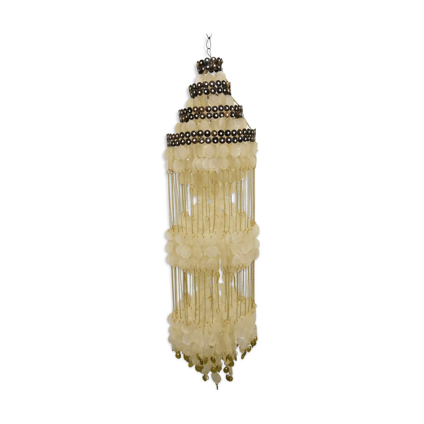Suspension en pastille de nacre