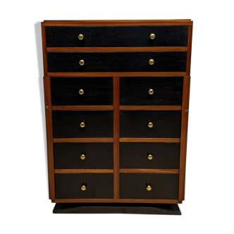 Art deco acajou office binder 10 cardboard