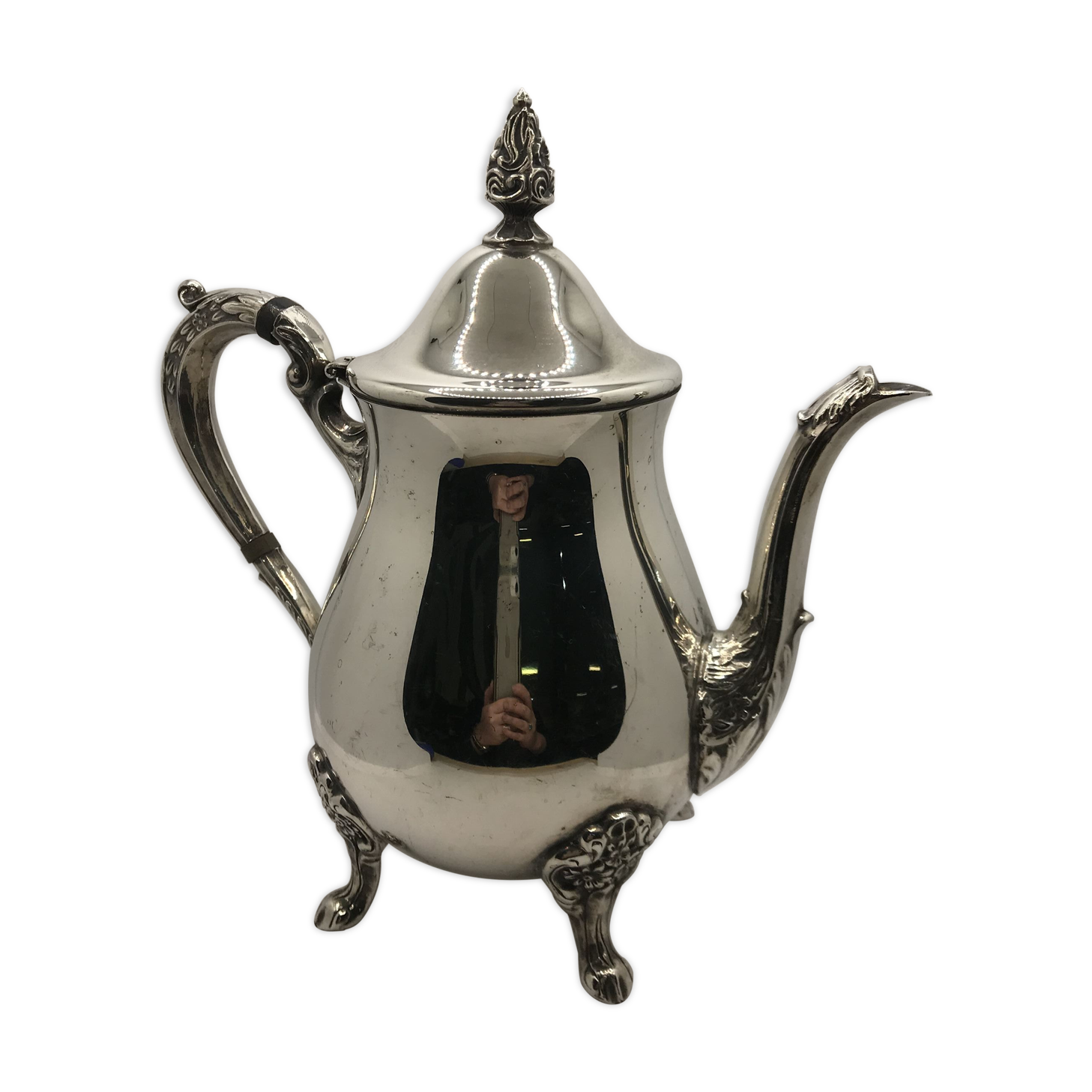 English silver metal pourer