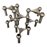 6 stackable metal candle holders by Nagel Konzept Fritz 1970