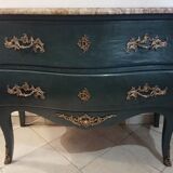 Louis XV curved dresser 2 drawers