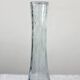 Biot vintage light blue bubbled blown glass soliflore vase