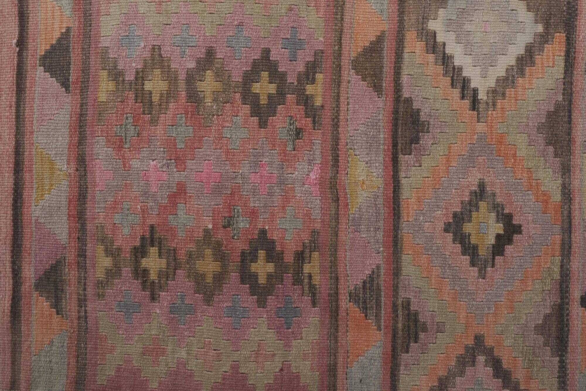 Vintage Turkish hallway rug 70x697 cm