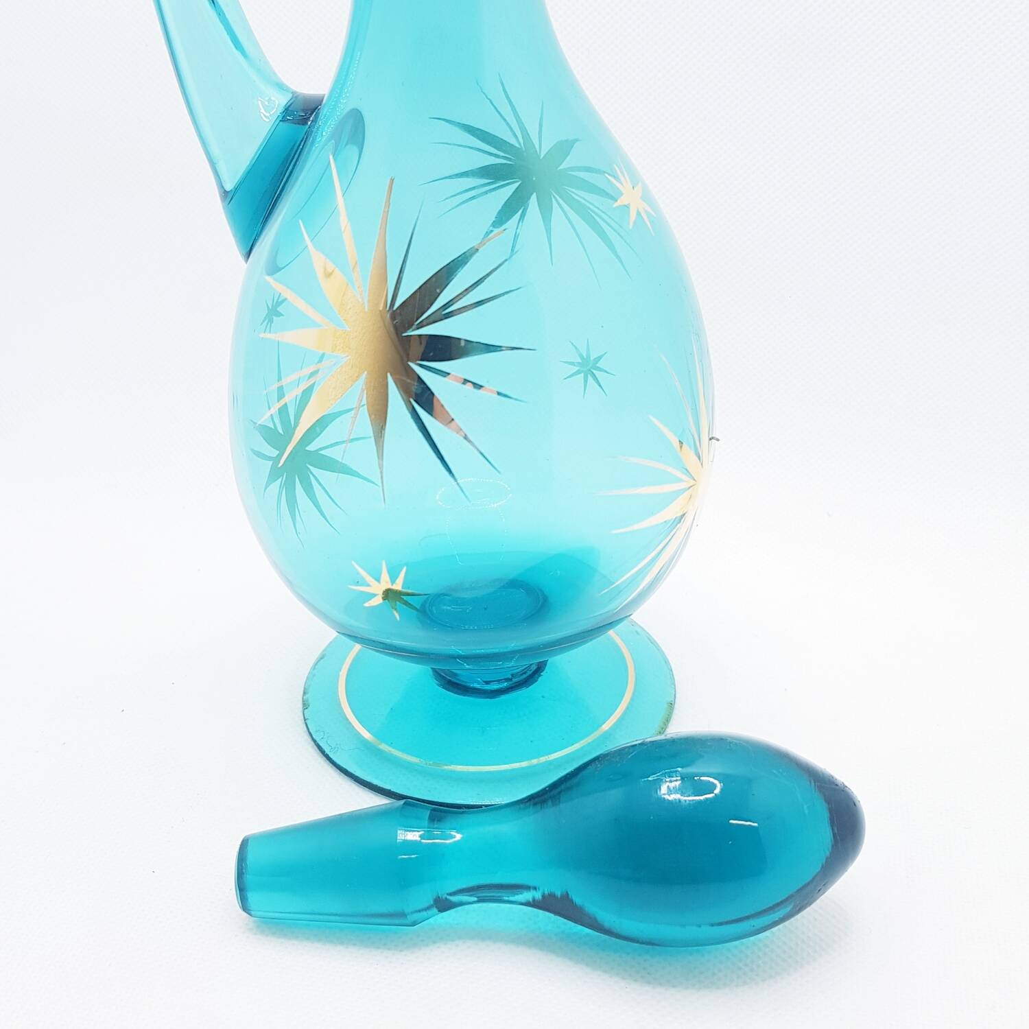 Grande carafe étoilée du milieu du siècle