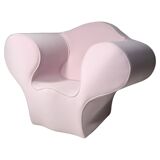 Pale pink chaise longue by Ron Arad for Moroso.