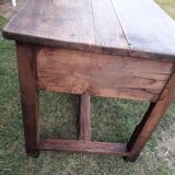 Walnut farmhouse table