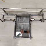 Art Deco chrome coat rack