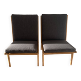 Set of 2 easy chairs by Karl Erik Ekselius, Sweden