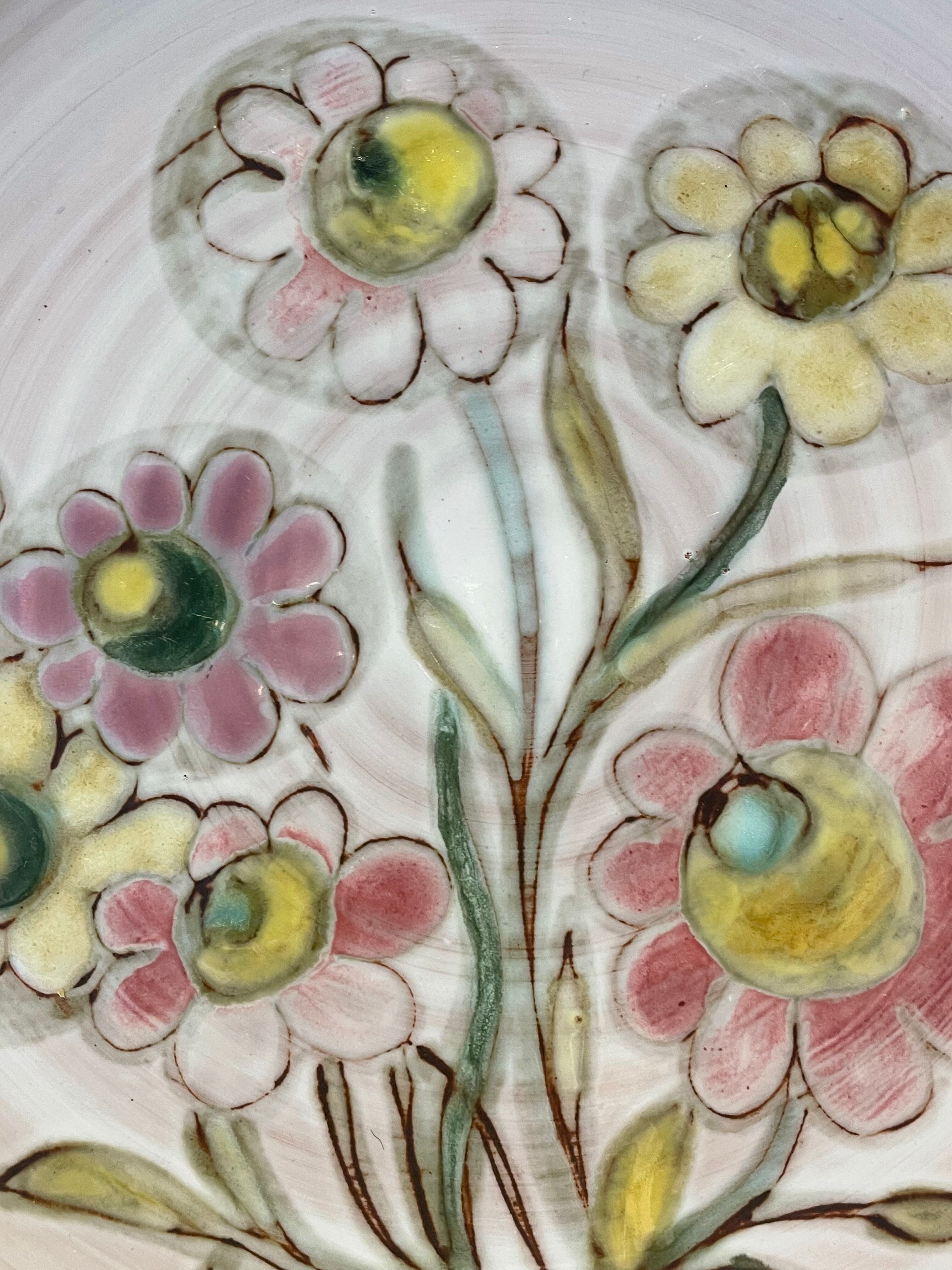 Ceramic plate St Vicens