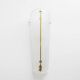 Pair of Mid-century Modern Style Italian Murano Glass and Brass Sconces