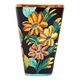 Vase Vallauris Monaco décor floral Hauteur 25,3 cm