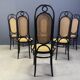 Thonet no. 207 dining chairs 'Long John', set of 6, 1985