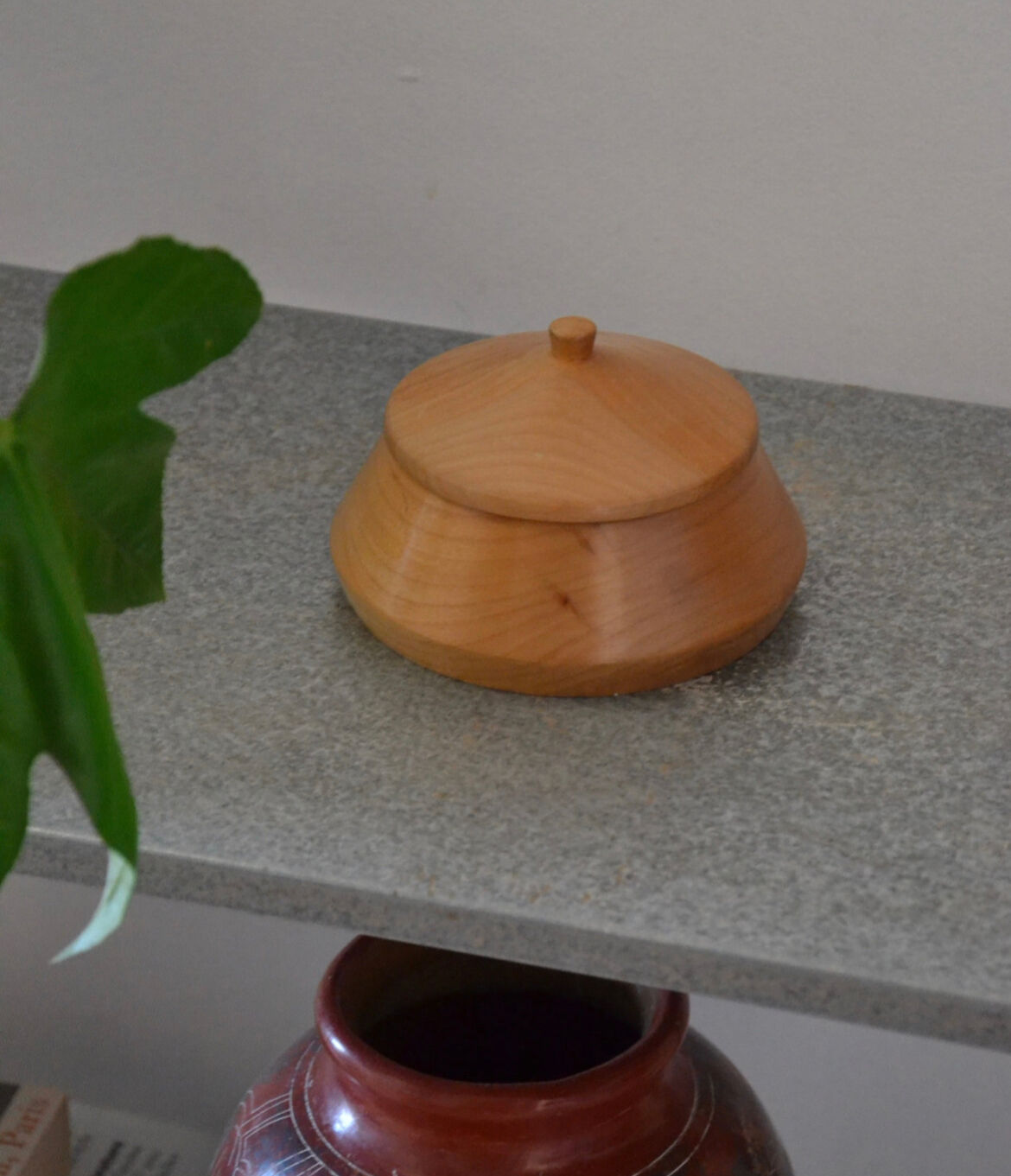 Vintage wooden box signed