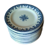 Batch 22 flat iron blue rouen clairefontaine anchor earth plates