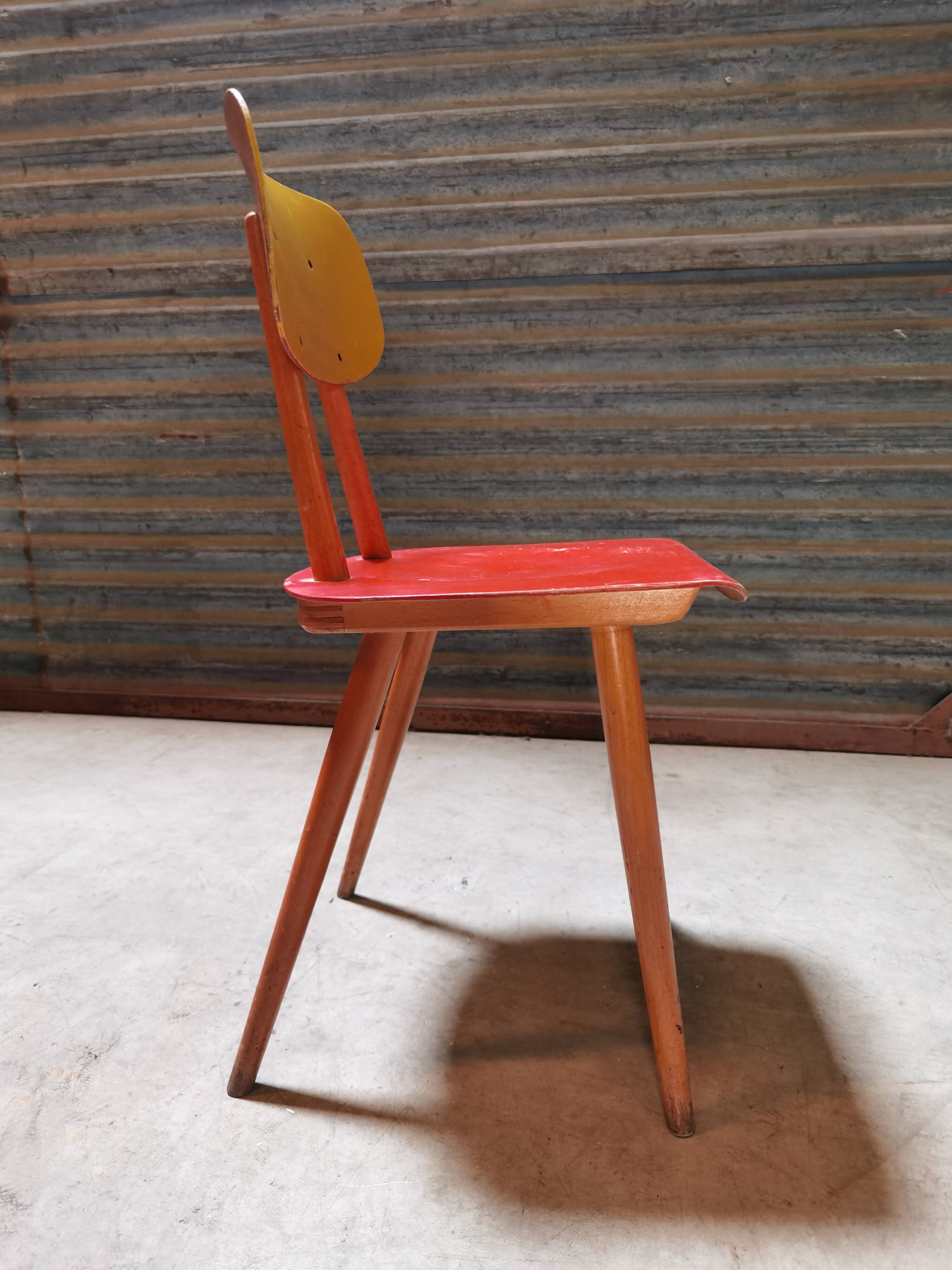 Czech chair by ton year 1960