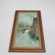 Paintings, oil on canvas, Moretti, 1970, set of 3