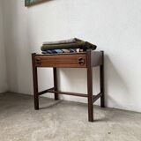 Jacques Hauville bedside table Roche Bobois mahogany