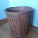 Wicker or rattan wastepaper basket, basket or plant pot