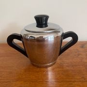 Théière et pot à sucre en cuivre