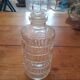Cylindrical glass decanter Lever 1960