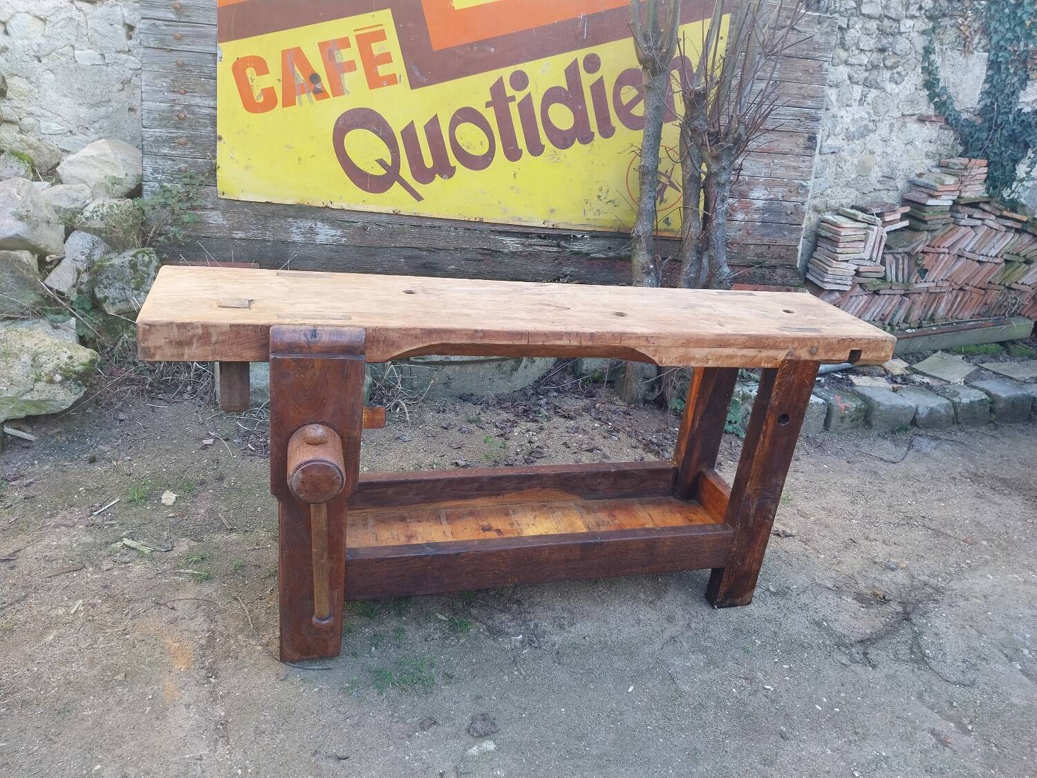 Old oak table