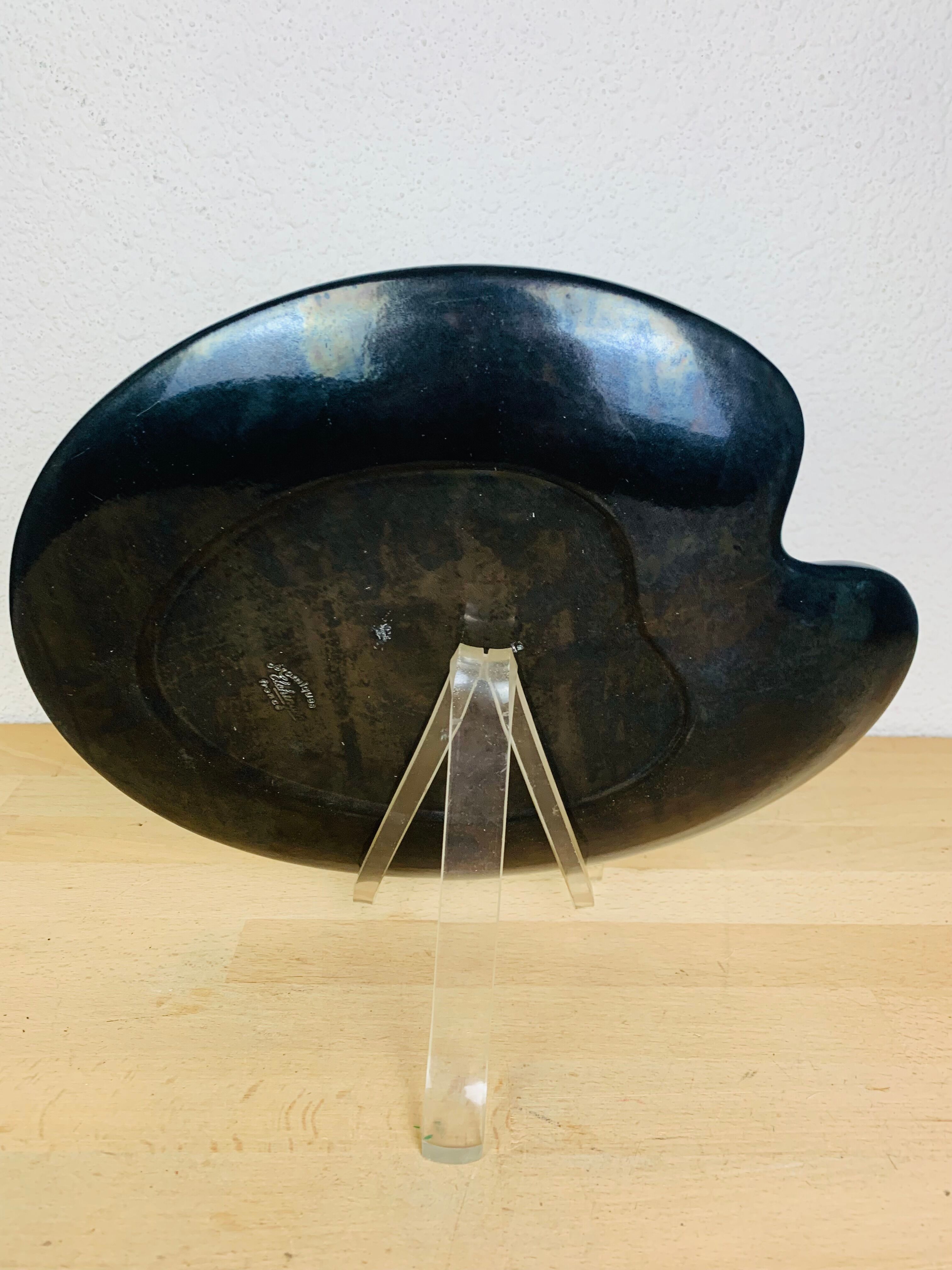 Flat palette of painter Elchinger 60s